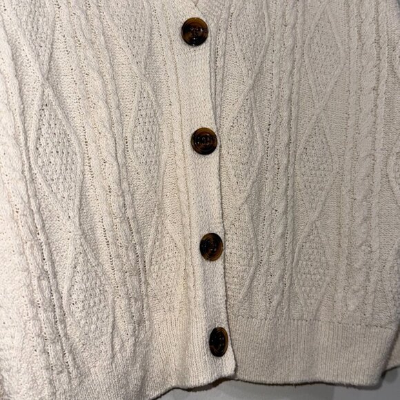 Stradivarius Cardigan Knit Sweater Button Up Size US Small - Picture 7 of 13